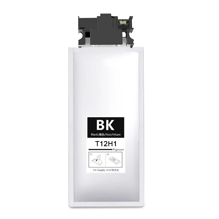 Epson Workforce Pro WF-M5899 WF-M5399 Yazıcı için çip ile T12H mürekkep torbası